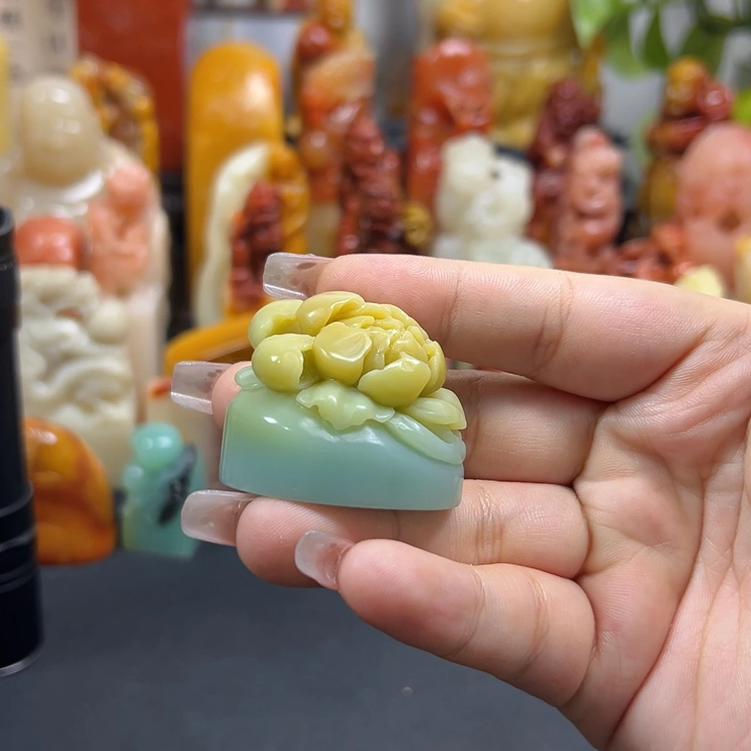 梦***奇寿山石印石印章雕刻工艺