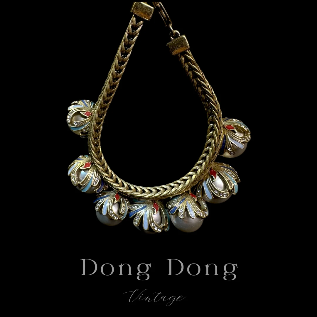 铜合金琉璃手链 铜合金中古重工手链 【3069】收藏高定