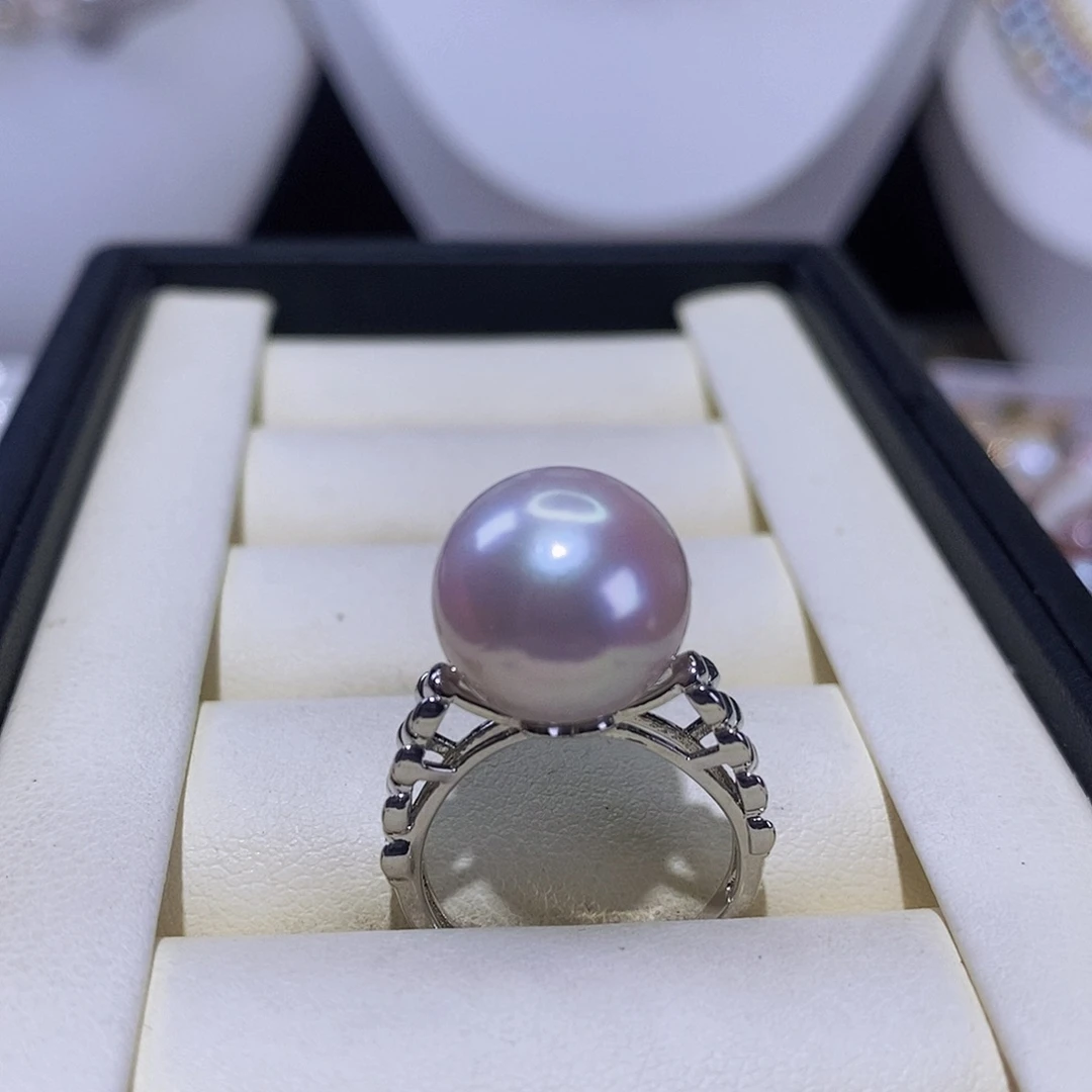 淡水珍珠戒指合金