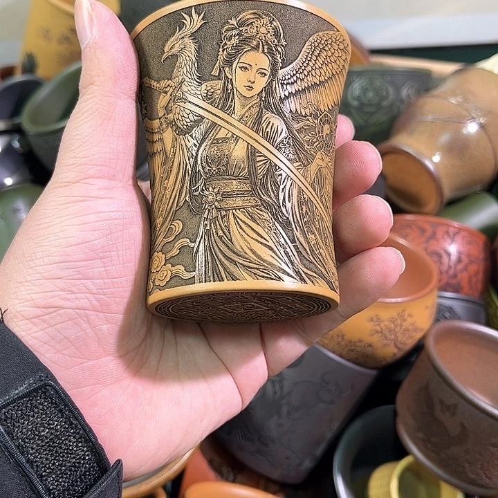 茶杯紫砂全手工紫砂主任杯