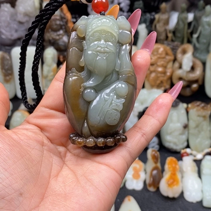 和田玉颈饰未镶嵌大*