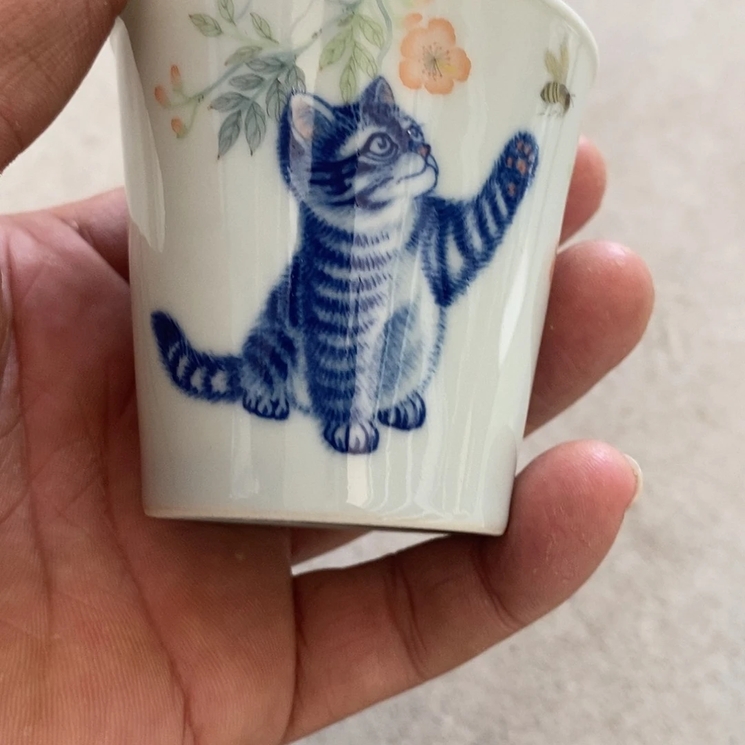 杯观**月景德镇高温还原陶瓷