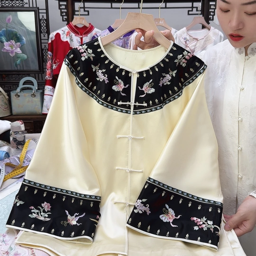 9苏绣太太服苏绣太太服