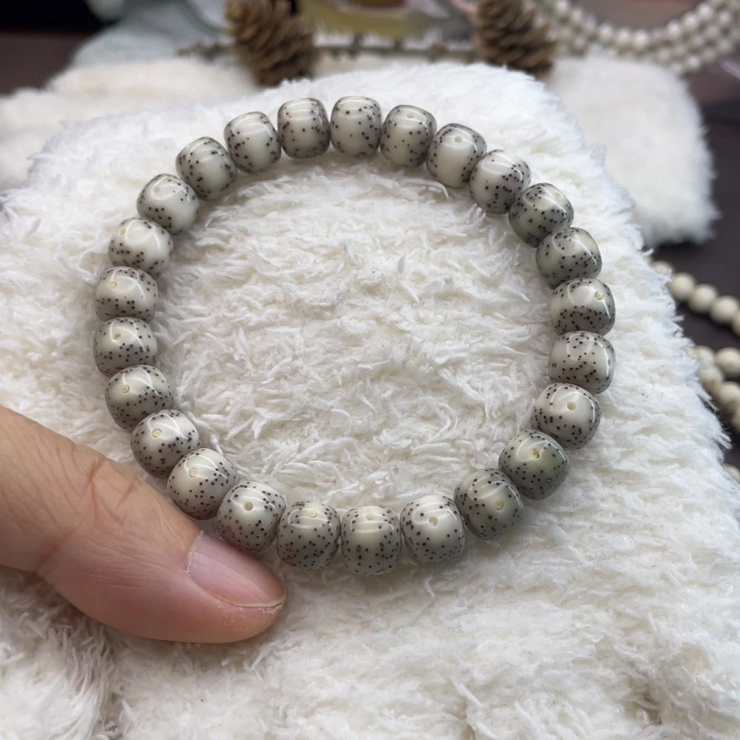 星月菩提手串铭*新年快乐9×8通体留白稀散星