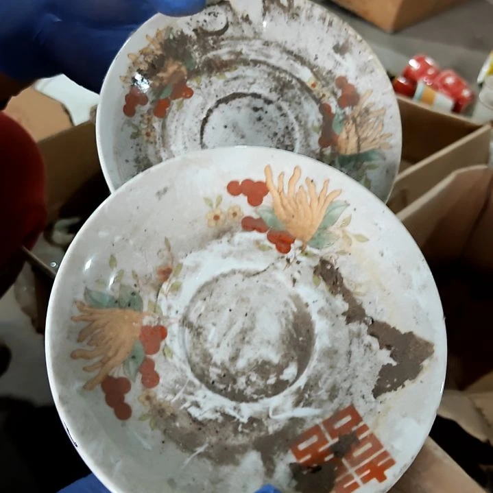 瓷片陶瓷盘子碗啥都有