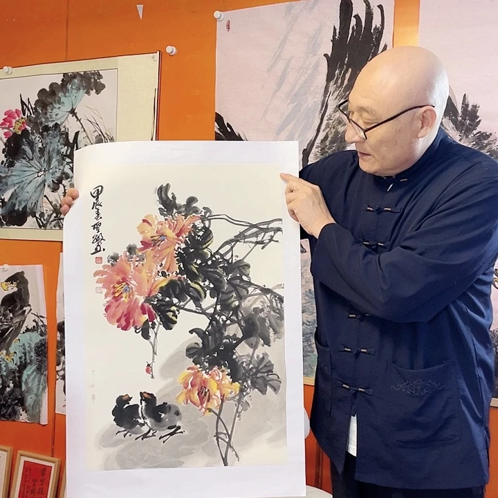 国画张圣敏先生纯手绘作品