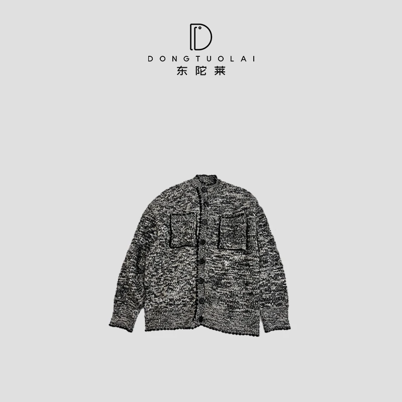 《一意》衬衫气质短款休闲百搭休闲宽松毛衣针织