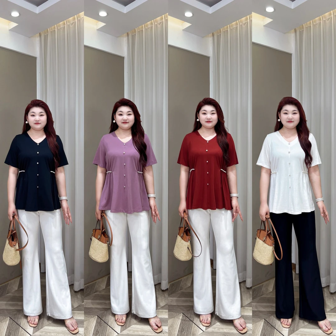 【上新】PMM81906夏季新款时尚百搭显瘦收腰上衣