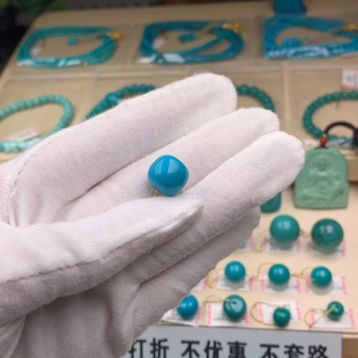 未镶嵌绿松石珠宝奇石12.6