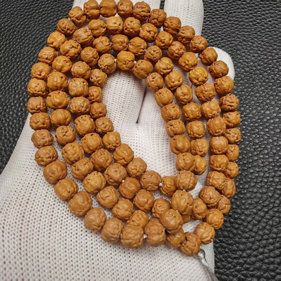 尺寸7+mm左右金刚菩提佛手多圈一条《小鱼文玩》