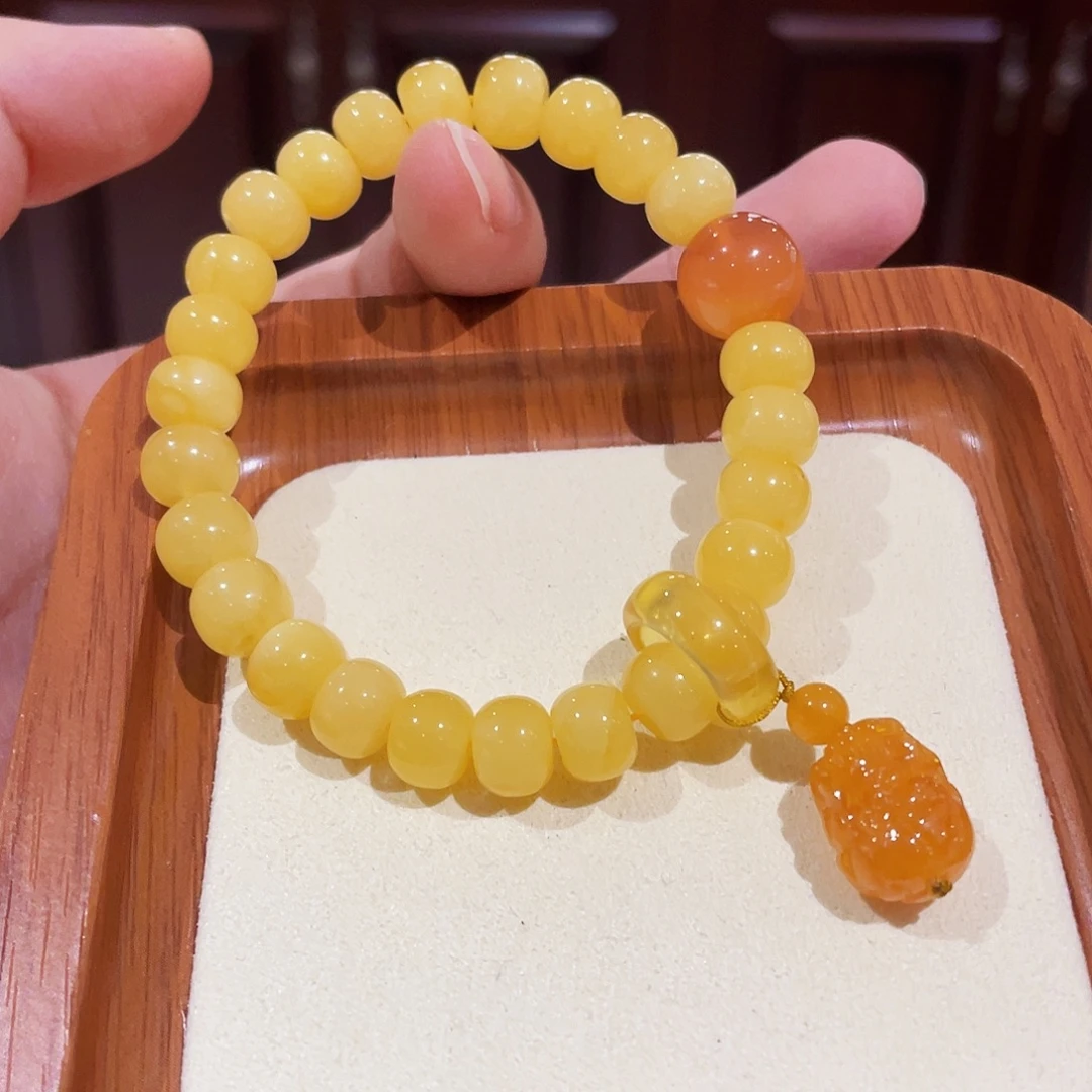 蜜蜡未镶嵌手链手串