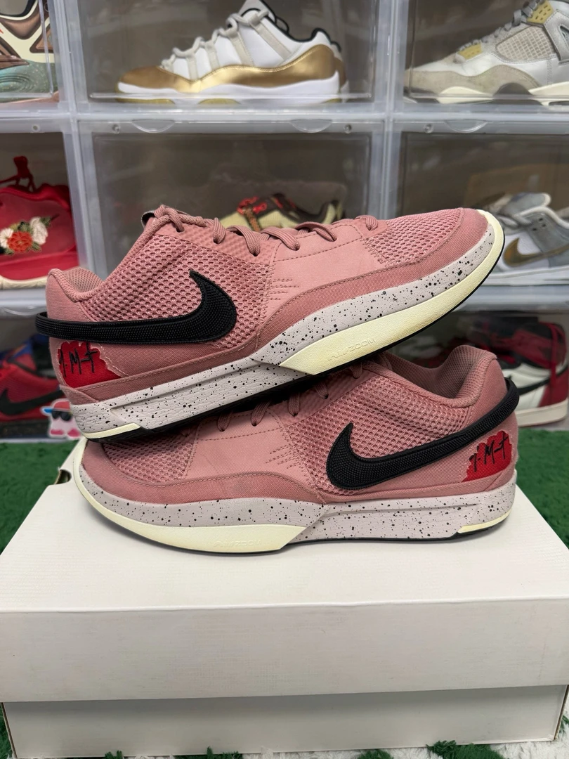 90新 maje 44.5码/莫兰特1灰粉篮球鞋/二手正品