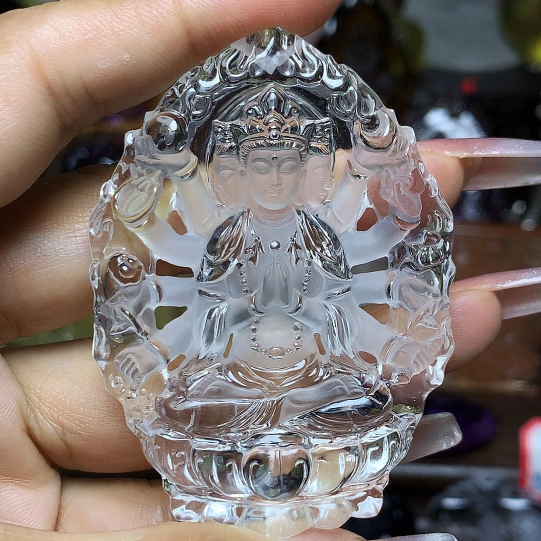 弱***千未镶嵌颈饰水晶天然