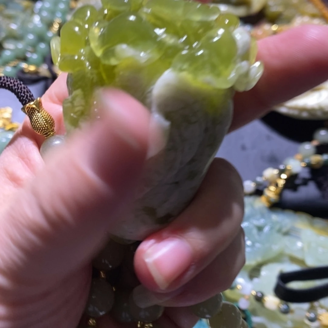 【闪购商品】岫玉毛衣链未镶嵌