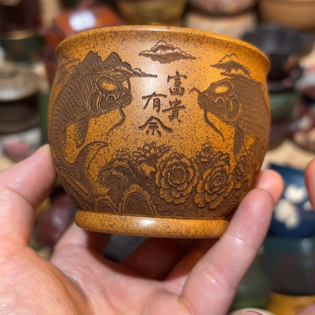 茶杯紫砂宜兴紫砂主人杯