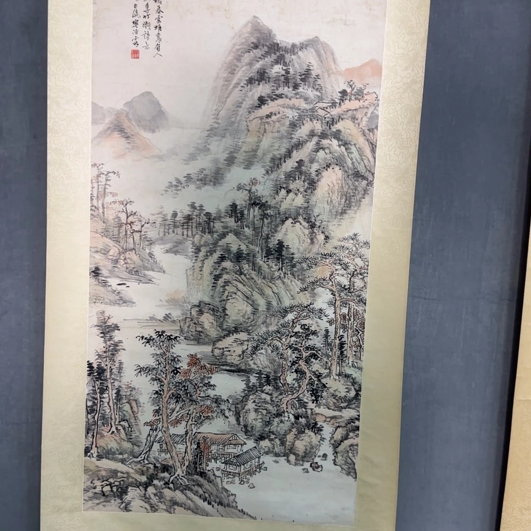 用***8国画事实上山山水水