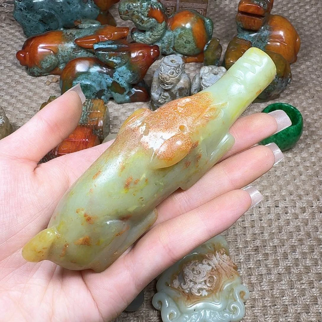 白玉菩提吊坠挂件