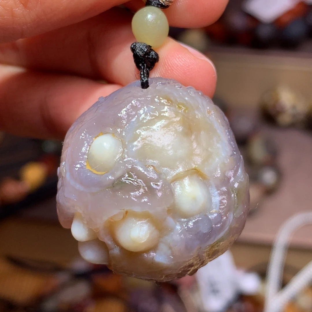 未镶嵌玛瑙/玉髓珠宝半成品