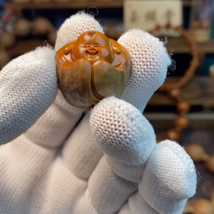 橄榄核手串/手链2.47梅林铁核弥勒