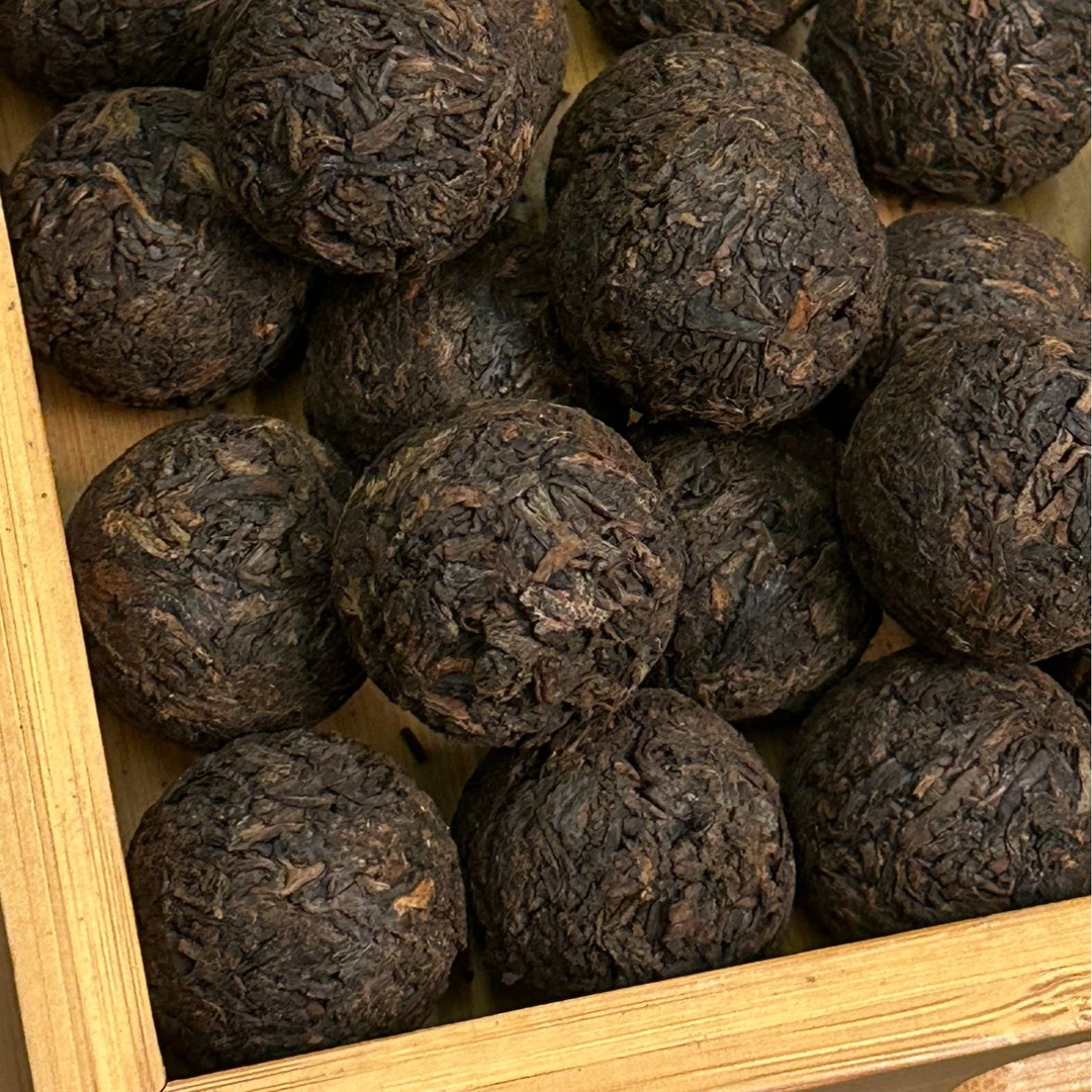 2014年 溢沣源 昔归古树龙珠 普洱熟茶 普洱茶