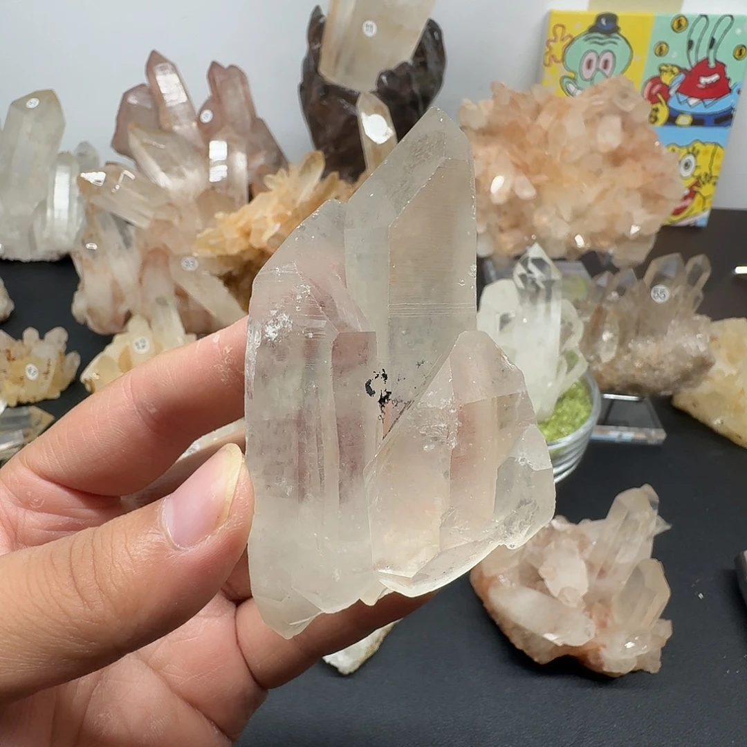 银S925镶嵌珠宝半成品水晶10