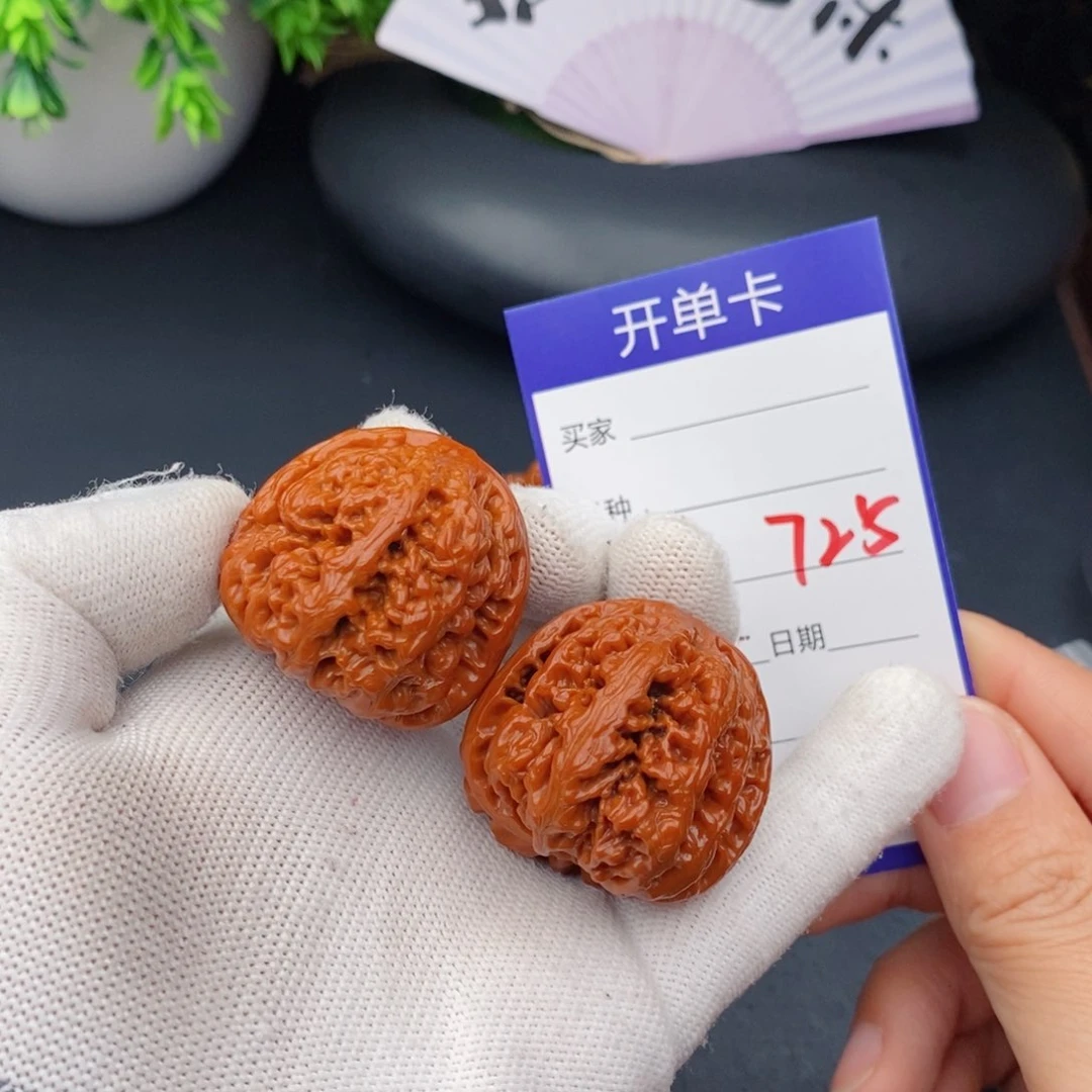 文玩核桃把件36粗筋725
