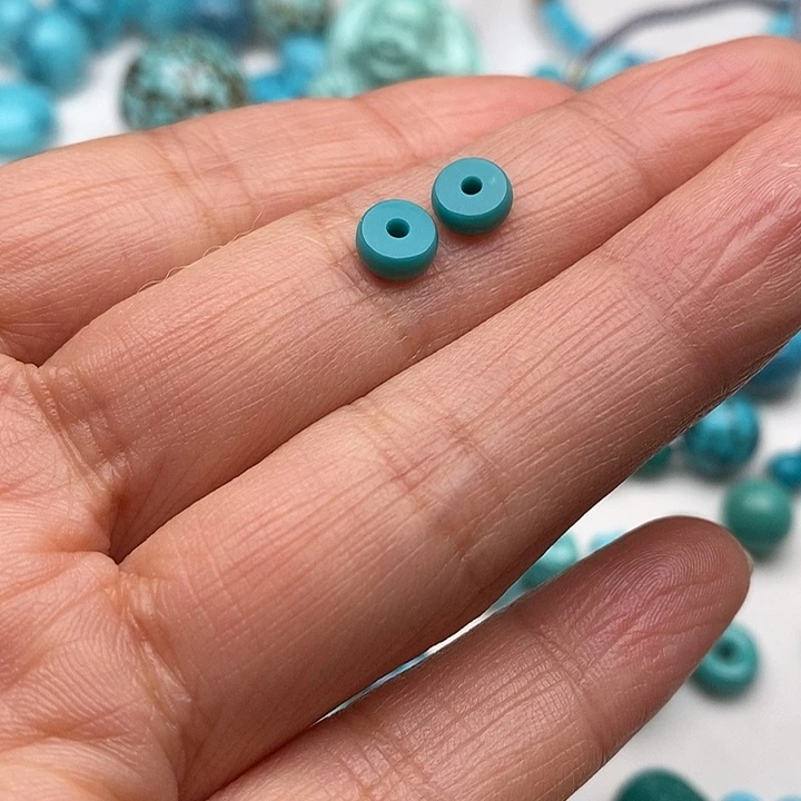 绿松石配珠未镶嵌