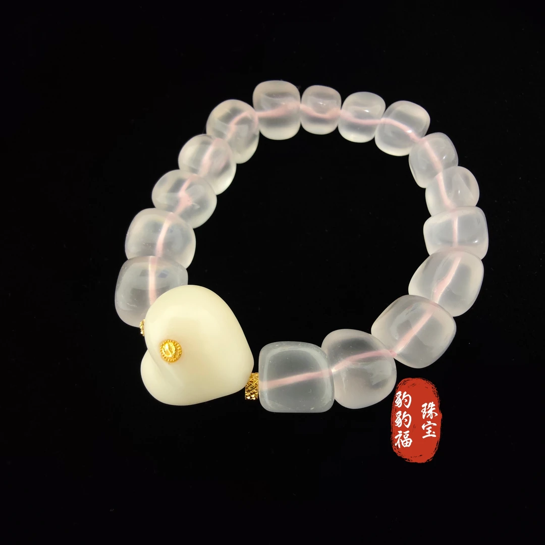 水晶手串，未镶嵌，豹豹福珠宝