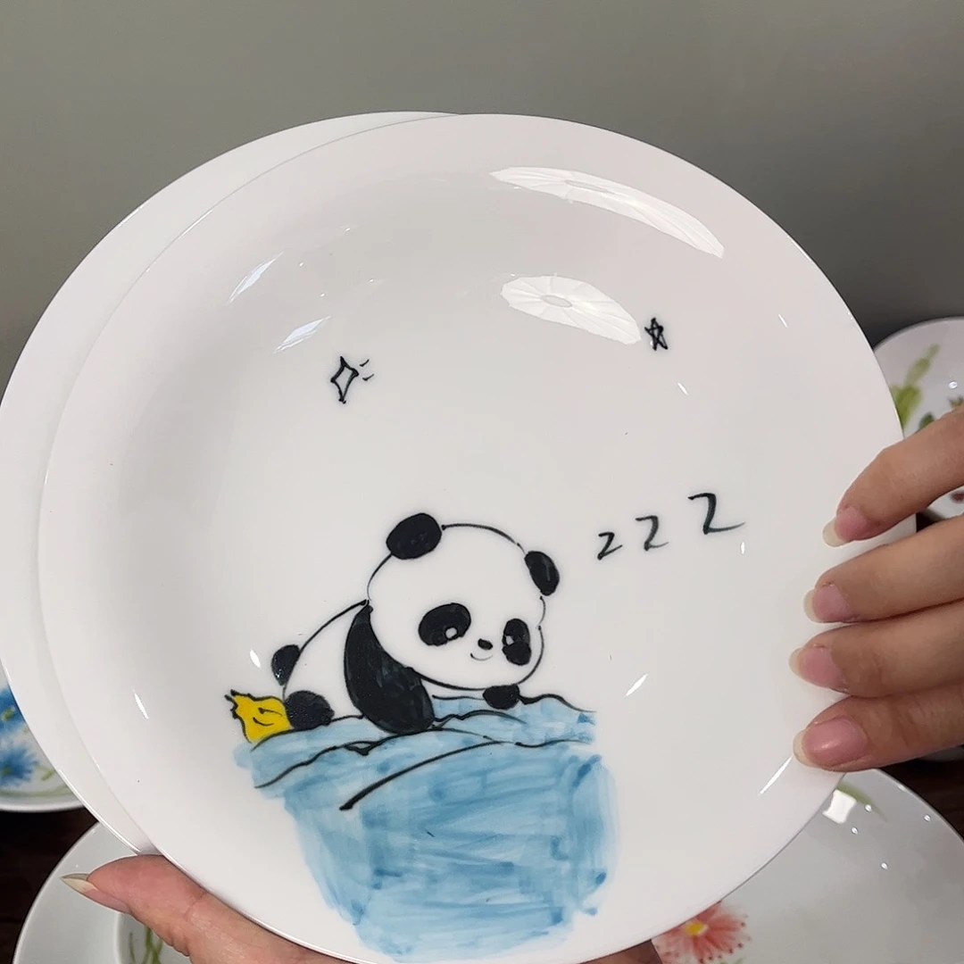 陶瓷景德镇陶瓷手绘餐具