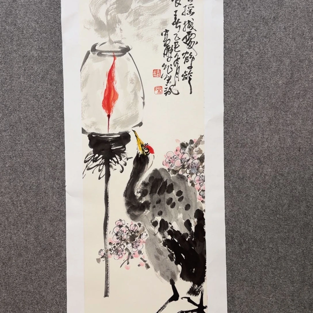 国画娄鹏老师手绘作品