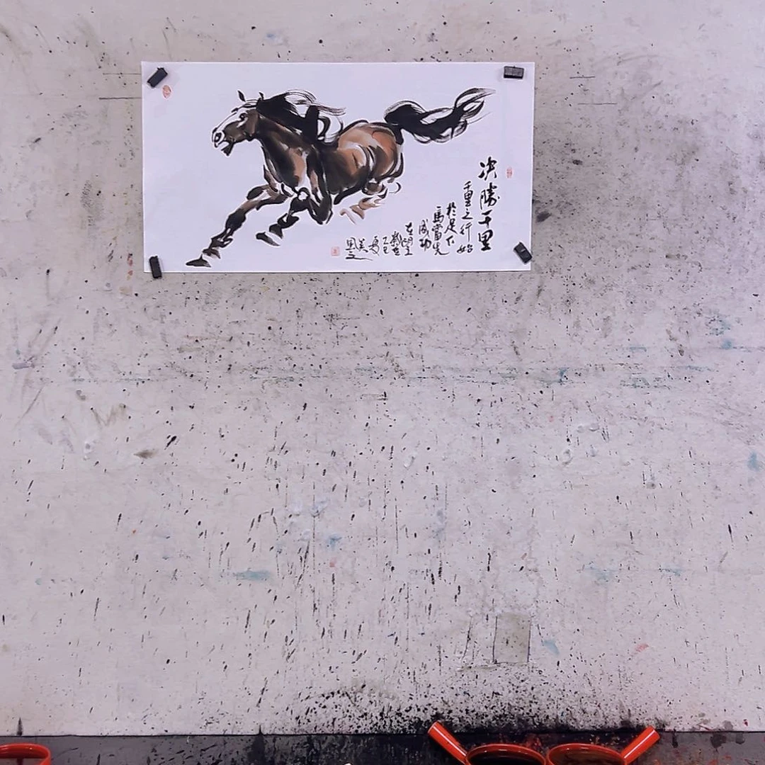 国画明****z三尺100x50 c m c m