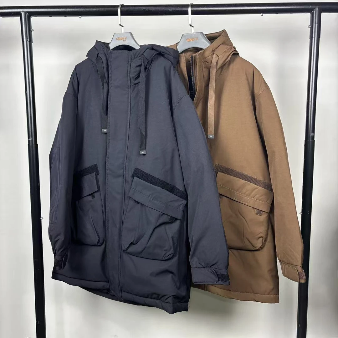 惊喜服兔毛羽绒休闲户外中长男款带帽耐脏舒适秋冬加厚加绒服2900