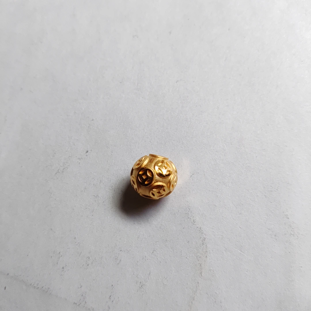 金元宝足金999貔貅珠子首饰