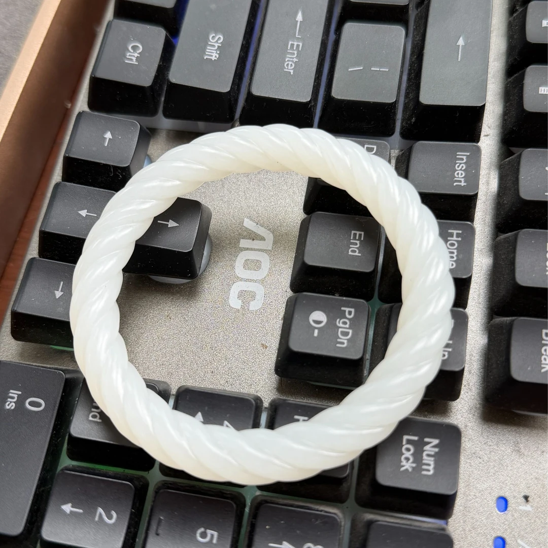 二店   典藏羊脂玉和田玉白玉手镯