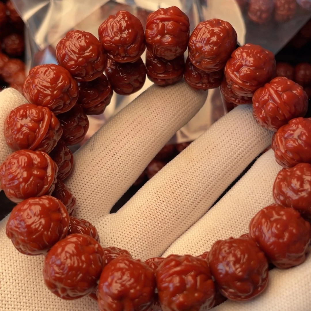 自***吧手串猴头核桃蟾王