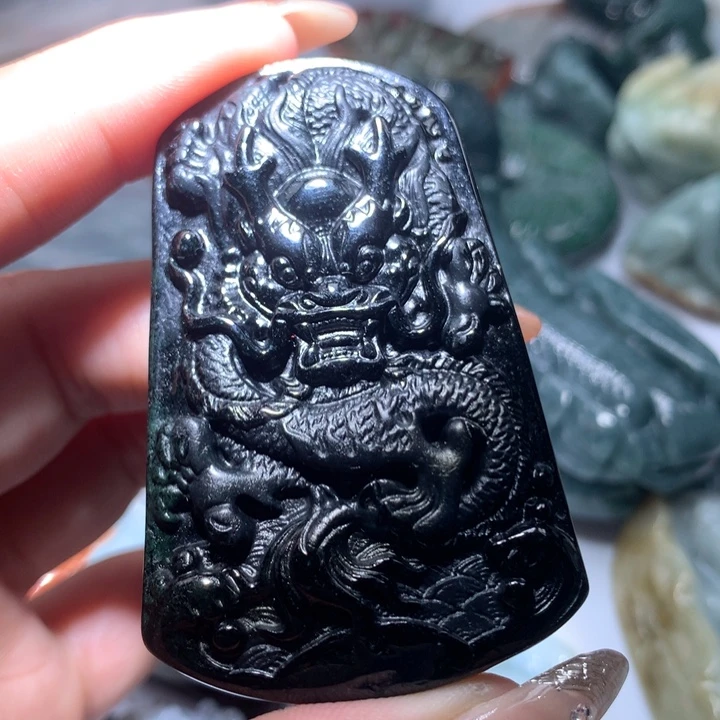 翡翠未镶嵌颈饰保真天然A货翡翠