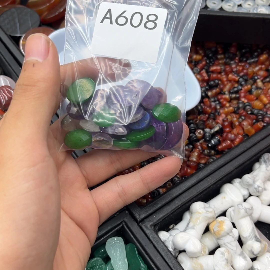 ****5玛瑙/玉髓合金颈饰