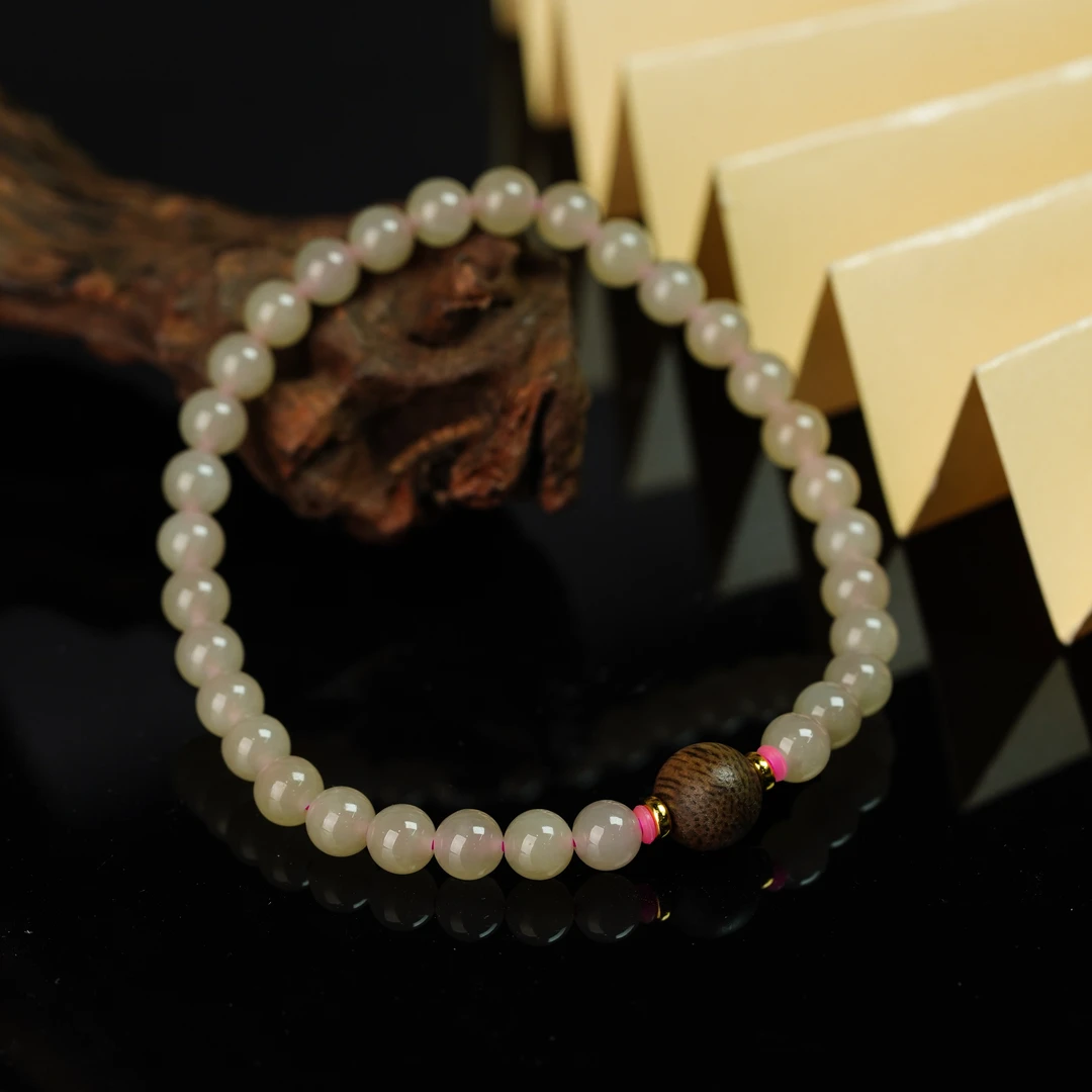 【小北严选】和田玉DIY单圈手串13-17H75X223【多样性发一件】约4mm+