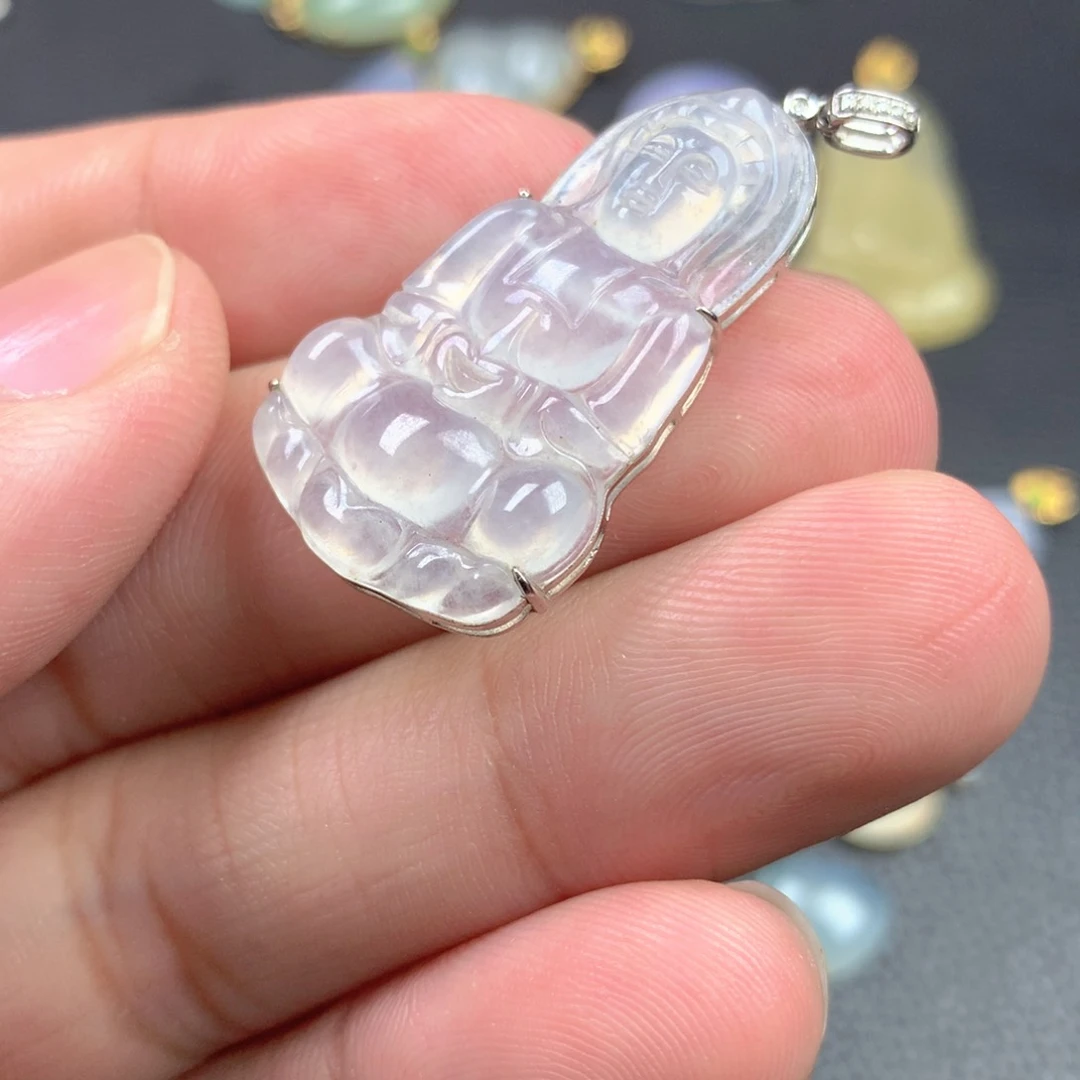 【闪购商品】颈饰18K金镶嵌翡翠翡翠