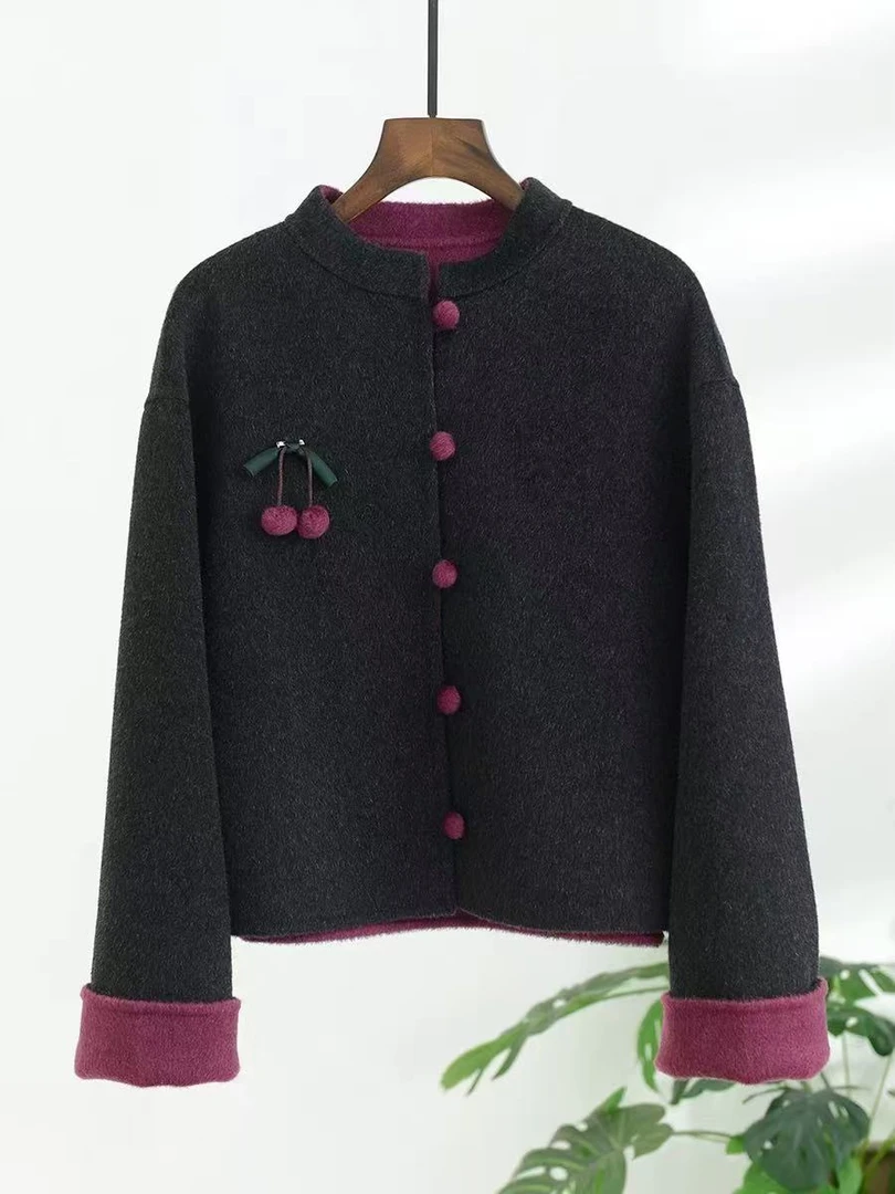 秋冬新款双面绒外套