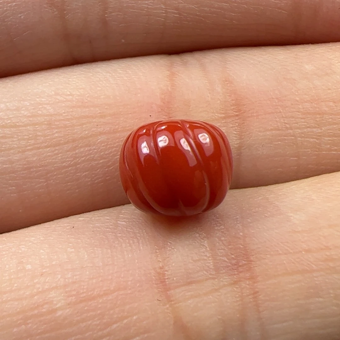 未镶嵌瓜珠南红玛瑙