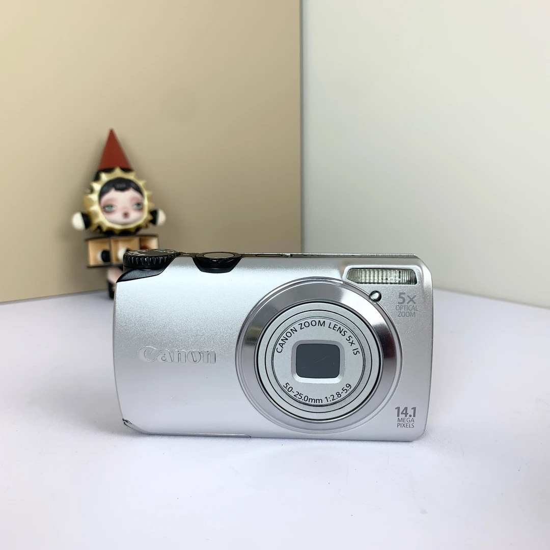 9新 Canon/佳能 a3200银色人像光感冷白有质感1410万像素5倍变焦