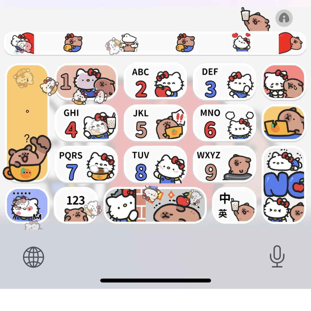 【kitty和卡皮巴拉】苹果ios安卓百度输入法带漂浮键盘办公相关服务