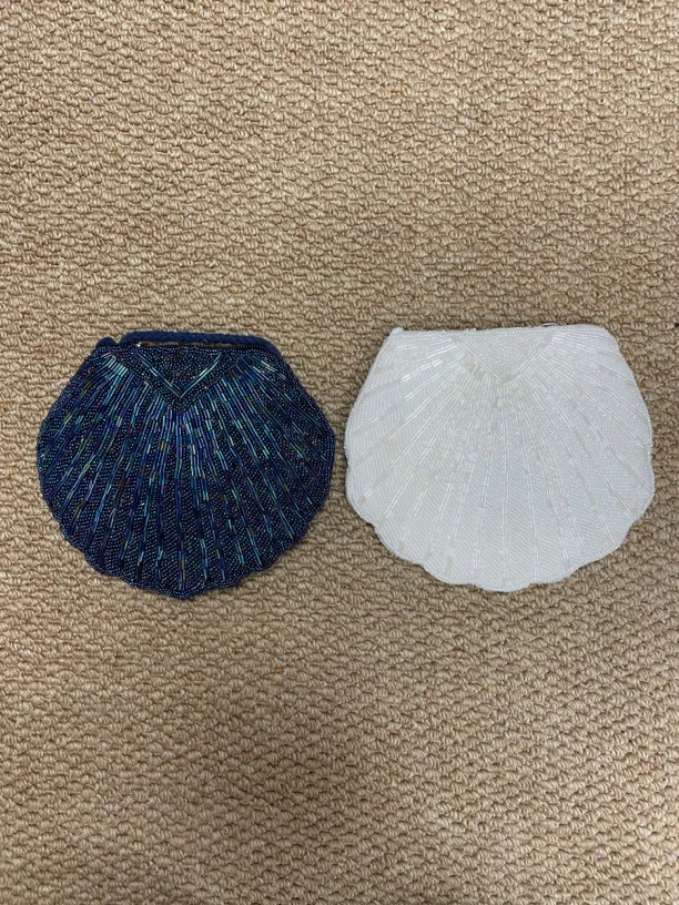 贝壳包】纯手工珠绣包串珠包可斜挎