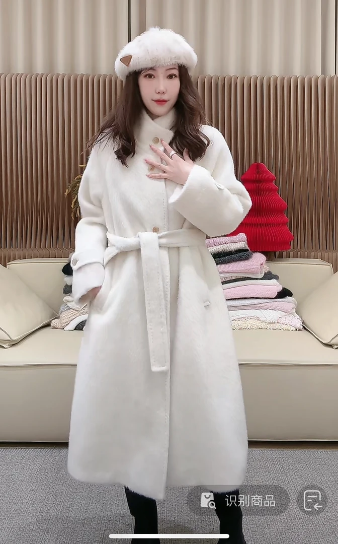 DEDM-DM•STUDIO/秋冬高级奢华进口澳毛/美洲驼毛双面大衣（23118）