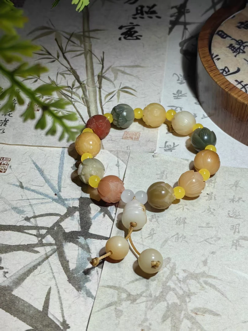 有钱花菩提单圈手串（无礼盒）1086