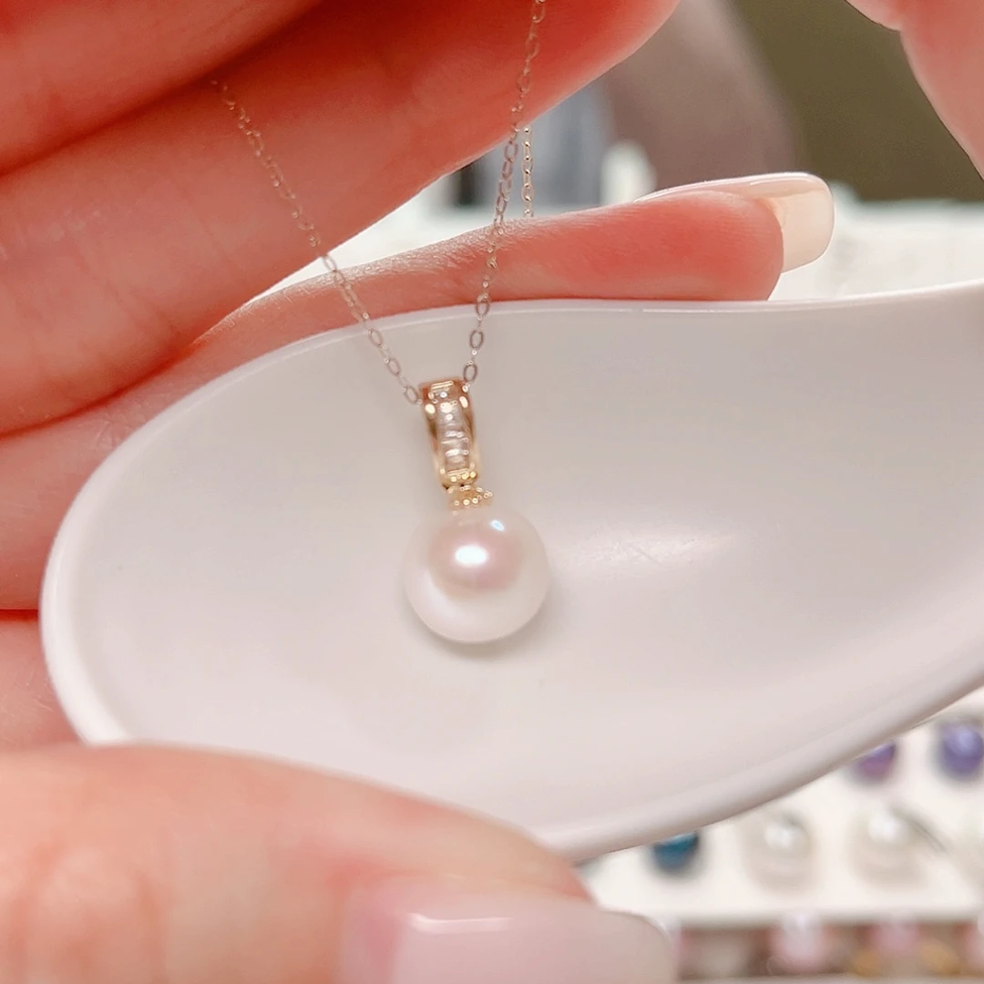 吊坠(赠链)淡水珍珠合金