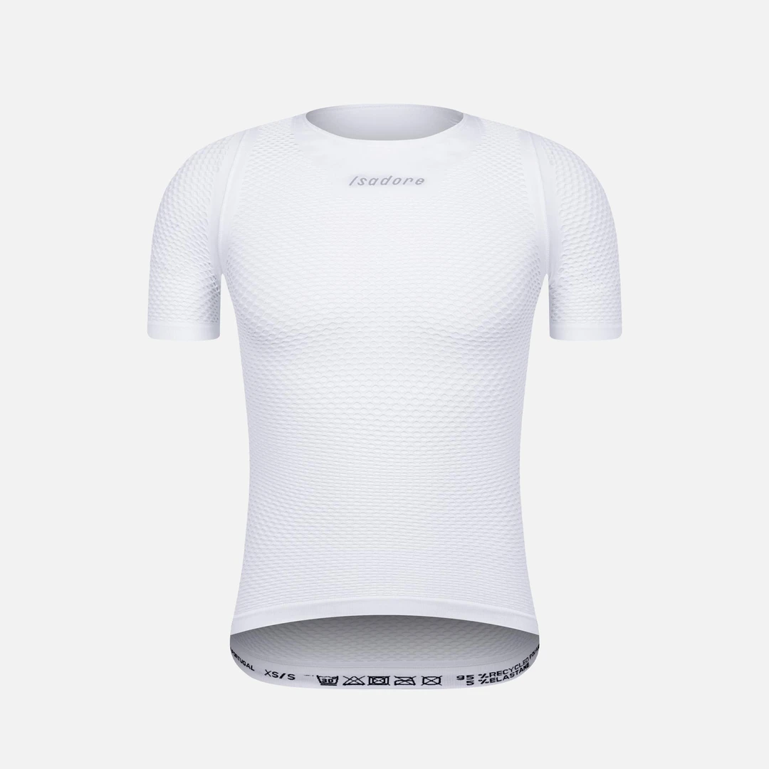 Isadore Baselayer 通用 短袖无缝网眼骑行打底衫