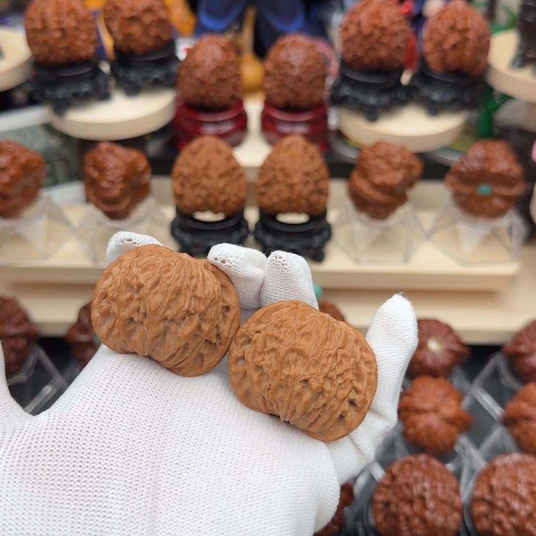 文玩核桃吊坠42全品磨盘