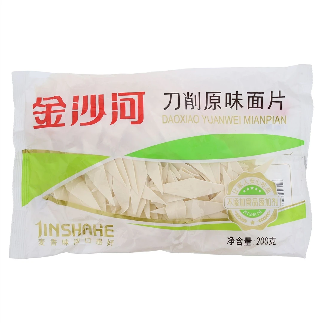 金沙河 刀削原味面片 200g/袋